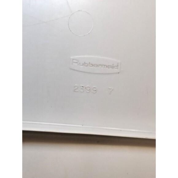 Vintage Rubbermaid Dixie Cup Blue 13 Gallon # 2395 Trash Garbage Can RARE 80s - Picture 10 of 12